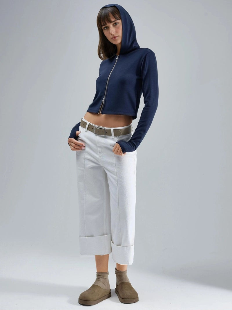 BUSEM Hooded Zip-Up Regular Fit Jacket - Image 4